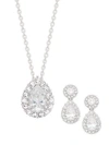 ADRIANA ORSINI Crystal Necklace & Earrings Set