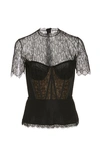 JONATHAN SIMKHAI LACE BUSTIER TOP,733956