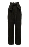 ZIMMERMANN SUEDE TAPERED trousers,734008