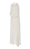 ACLER INDIANNAH DRAPED CREPE MAXI DRESS,734344