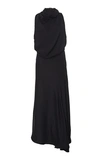 ACLER INDIANNAH DRAPED CREPE MAXI DRESS,734344