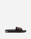 DOLCE & GABBANA SLIDES WITH PATCH