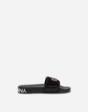 DOLCE & GABBANA SLIDES WITH PATCH