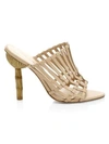 CULT GAIA Ark Leather Cage Heels