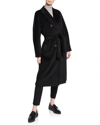 MAX MARA WOOL-CASHMERE BELTED MADAME COAT,PROD216100467