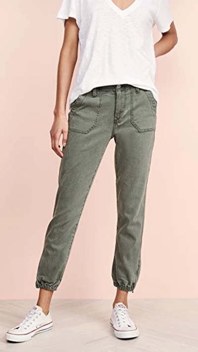 PAIGE MAYSLIE JOGGERS VINTAGE IVY GREEN,PDENI40932