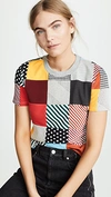 OPENING CEREMONY PATCHWORK JERSEY T-SHIRT