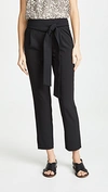 ALICE AND OLIVIA JESSIE PULL UP SLIM PANTS WITH BELT