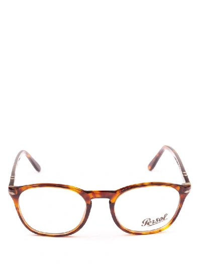 Persol Reflex Edition Havana Optical Glasses In Brown