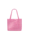 LOVERS & FRIENDS LOVERS + FRIENDS JUSTIN BEADED BAG IN PINK.,LOVF-WY14