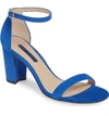 STUART WEITZMAN NEARLYNUDE ANKLE STRAP SANDAL,NEARLYNU