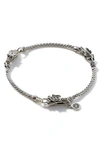 John Hardy Sterling Silver Legends Naga Dragon Station Link Bracelet In Silver