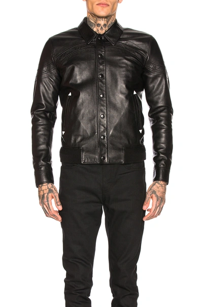 Saint Laurent Snap Buttoned Jacket - 黑色 In Black