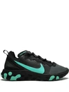 Nike React Element 55 Sneakers In Black