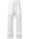 CRAIG GREEN CRAIG GREEN STRAIGHT-LEG TROUSERS - 白色