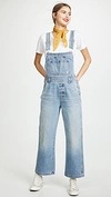 CITIZENS OF HUMANITY CHRISTIE WIDE LEG OVERALLS