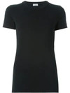 Brunello Cucinelli Silk Crew-neck T-shirt In Black