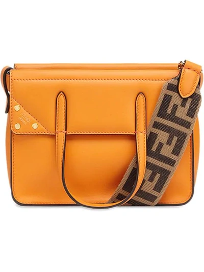 Fendi Flip Mini Handbag In Orange
