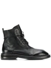Marsèll Lace-up Combat Boots In Black