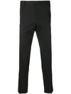DOLCE & GABBANA BUG EMBROIDERED TAILORED TROUSERS