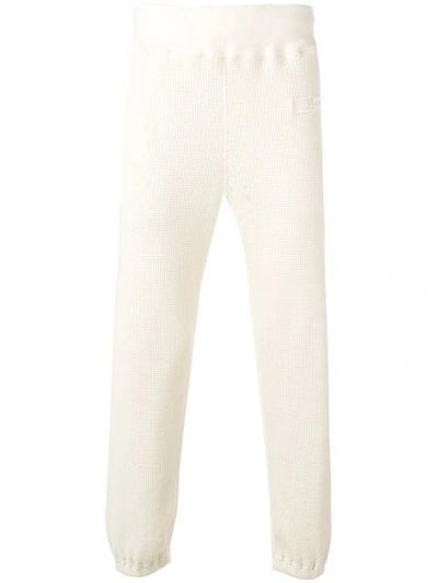 Undercover Textured Track Trousers In Neutrals
