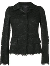 DOLCE & GABBANA LACE FITTED JACKET