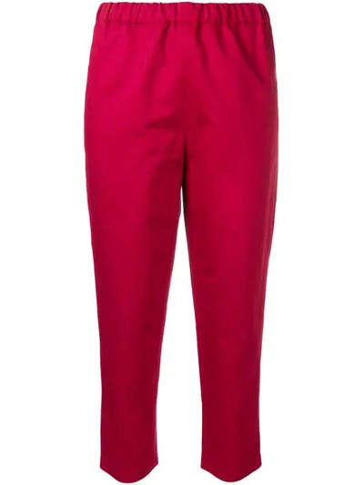 Marni Cropped Trousers - 红色 In Red