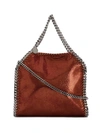 Stella Mccartney Falabella Foldover Tote Bag In Brown