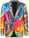 VERSACE MAGNA GRECIA PRINT BLAZER