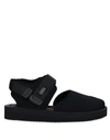 Suicoke Black Bita-v Sandals In Black