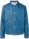 AMI ALEXANDRE MATTIUSSI BUTTONED DENIM JACKET