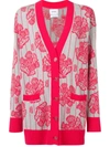 BARRIE FLORAL KNITTED CARDIGAN