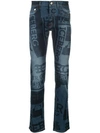 ICEBERG LOGO PRINT JEANS