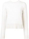 BARRIE CASHMERE WAFFLE-EFFECT SWEATER