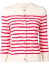 BARRIE CASHMERE STRIPED CARDIGAN