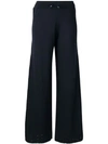BARRIE KNITTED FLARED TROUSERS