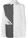 GIVENCHY STRIPED CONTRAST SHIRT