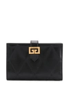 GIVENCHY GV3 QUILTED-EFFECT WALLET