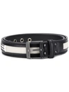 MAISON MARGIELA MAISON MARGIELA TWO-TONE BELT - 黑色