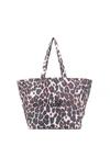 CALVIN KLEIN 205W39NYC LEOPARD PRINT TOTE BAG