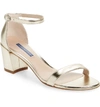 STUART WEITZMAN SIMPLE ANKLE STRAP SANDAL,S2300