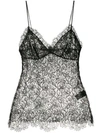 ERMANNO SCERVINO ERMANNO SCERVINO LACE CAMISOLE - 黑色