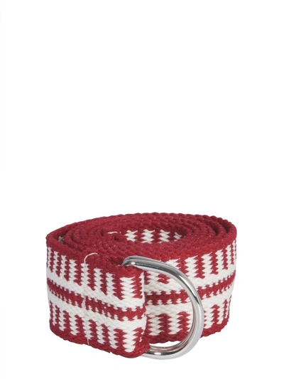 Isabel Marant Canvas Belt In Red