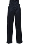 JIL SANDER COTTON-TWILL WIDE-LEG trousers,3074457345619996460