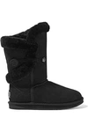 AUSTRALIA LUXE COLLECTIVE WOMAN NORDIC SHEARLING BOOTS BLACK,AU 4772211931482523