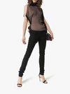 Saint Laurent Mid-rise Slim-fit Jeans - Black In Black