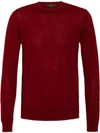 PRADA LONG-SLEEVE FITTED SWEATER