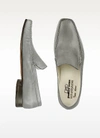 GUCCI SHOES GRAY ITALIAN HANDMADE LEATHER LOAFER SHOES