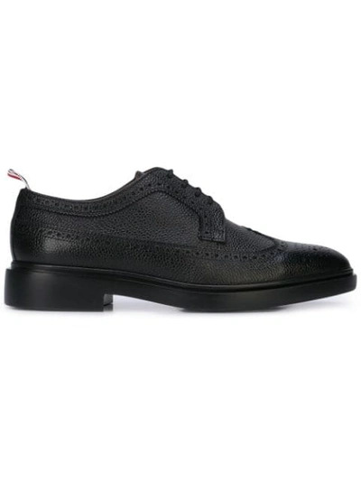 Thom Browne Classic Longwing Brogue In Black