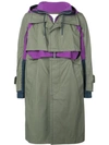 SACAI LAYERED TRENCH COAT